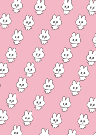 many rabbits (pink3)