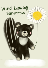 Wind blowing tomorrow
