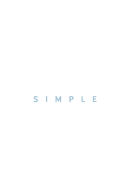 SIMPLE | 白と水色