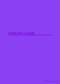 simple line 3 purple