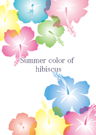 summer color of hibiscus#pop