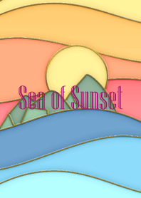 Sea of Sunset Enamel Pin 49