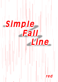 Simple Fall Line (red)