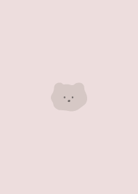 simple&cute bear-pink-revised version