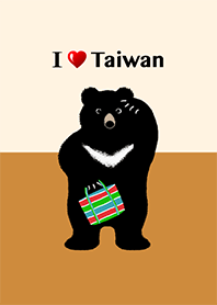 我愛台灣 ❤︎ 黑熊與茄芷袋. 7 無底紋