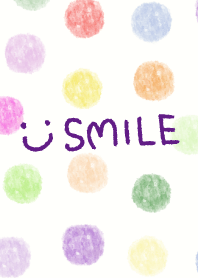 Watercolor Polka dot3 - smile21-