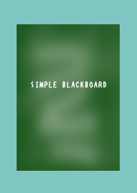 SIMPLE BLACKBOARD/MINT GREEN/PINK