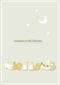green Autumn with Kittens 02_2