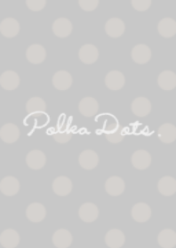 Polka Dots *Gray & Beige*
