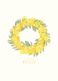 FLOWER WREATH -ミモザ-