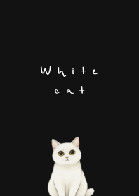 White Cat 2 Black Dark theme