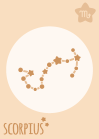 Scorpion Sign'Orange'