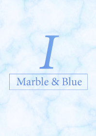 I-Marble&Blue-Initial