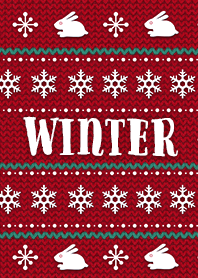NorthEuropean design knit red