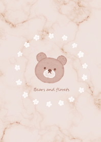 Cute bear and florets babypink02_2