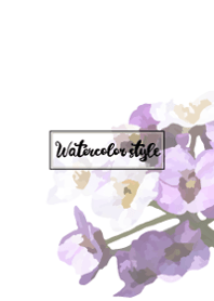 Watercolor style Theme 8