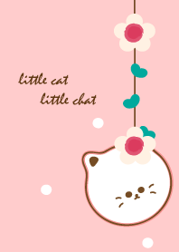 little cat with little flower 54