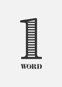 1WORD【ホワイト】