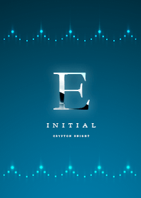 Initial "E"_DarkBlue