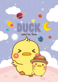 เป็ดน้อย คาวาอิ สีม่วง