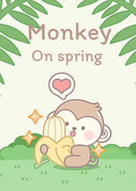Monkey on spring!