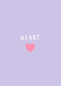 small hearts (purple).