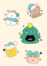 Black Cat Christmas Tree1