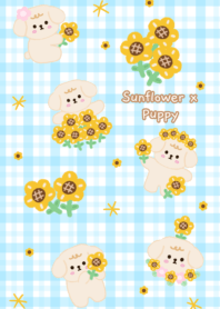 ปั๊ปปี้น้อย x ดอกทานตะวัน