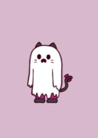 Ghost black cat.(dusty colors09)