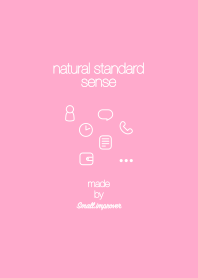 natural standard sense -pink-