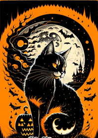 halloween cat 5fC4f1
