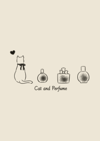猫と香水 -ライトベージュ-
