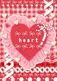 Decorative Heart -red