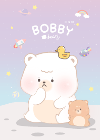 Bobby Bear. Rainbow galaxy.