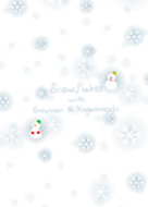 Snowflakes with Snowman & Kagamimochi
