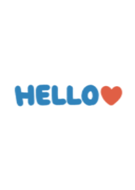 HELLO♥/หัวใจสีขาวและสีแดง