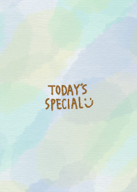 Watercolor spread green blue10 Japan