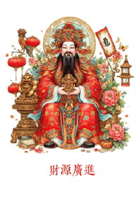 財神爺  財源廣進