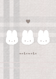 Rabbit Patch x Plaid  - Greige