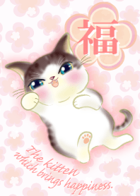 The kitten which brings happiness
