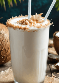 Coconut milk smoothie-I like drink