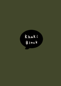 Khaki x black. simple.