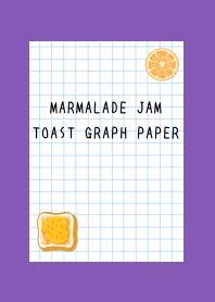 MARMALADE JAM TOAST GRAPH PAPER-PUR-YEL