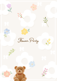 beige Flower Party 02_2