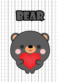Mini Cute Black Bear Theme