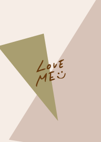 Fashionable three color triangle Beige5J