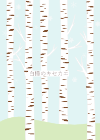 Theme of a white birch