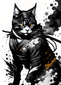 水墨猫武士 578d90