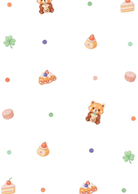 Red panda with sweets (Pp)