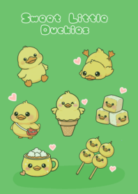 Sweet Little Duckies (green)